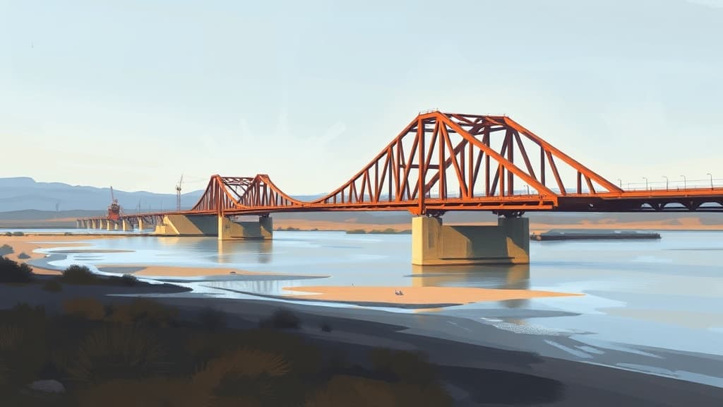 Cedar LNG Pipeline Progresses with Unique Bridge Installation