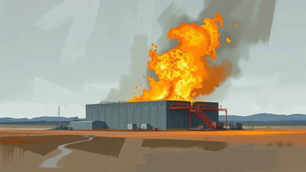 Lithium Battery Ignites Fire at Paprec Waste Management Facility in France