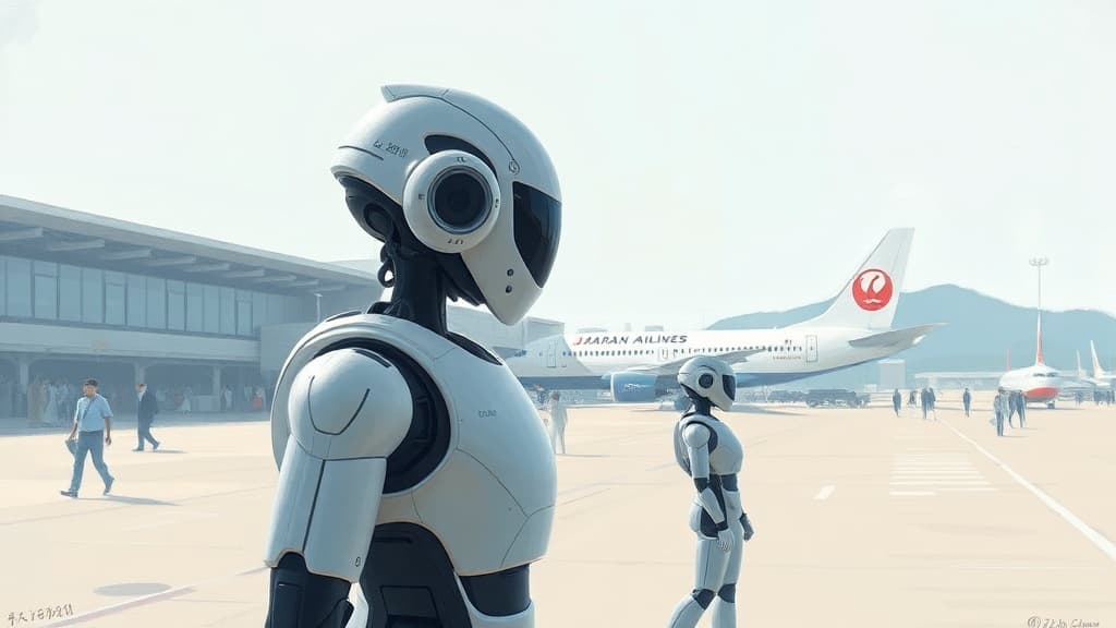 Japan Airlines and GMO Internet to Test Humanoid Robots at Haneda Airport