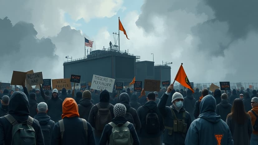 Activists Rally Against Detention Conditions at Alexandria Deportation Hub