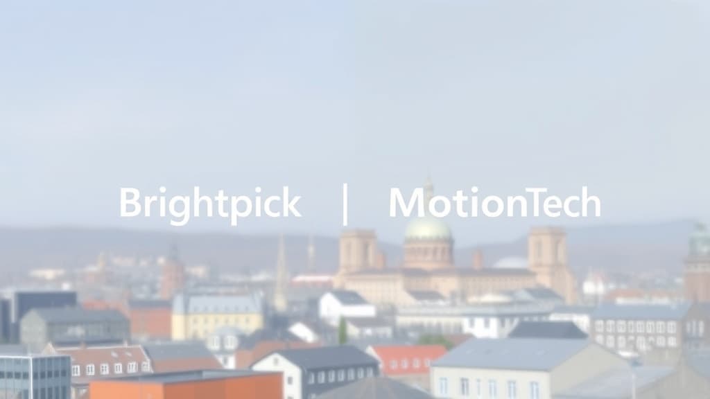 Brightpick Partners with MotionTech for Gridpicker Deployment in Europe