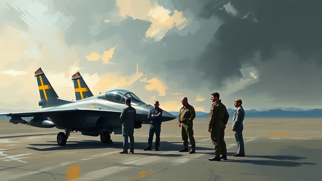 Swedish Air Force Commander Visits CNATRA in Texas