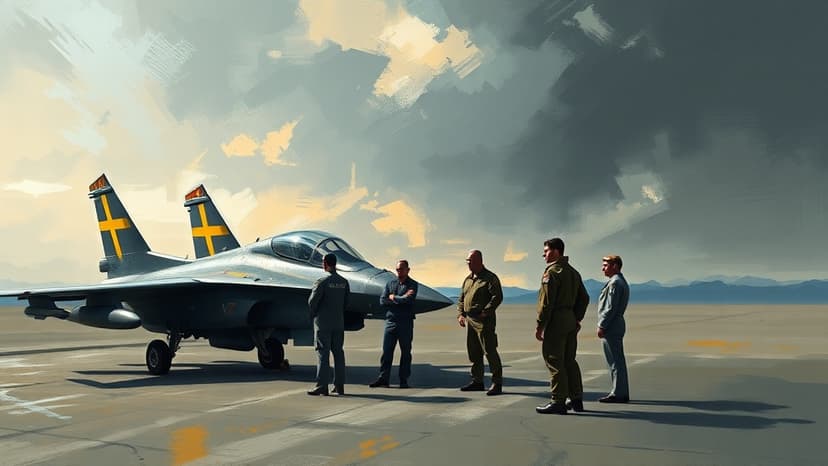 Swedish Air Force Commander Visits CNATRA in Texas