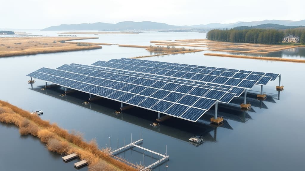 Floating Solar Panels to Power Dannevirke Wastewater Plant and Aid Local Community