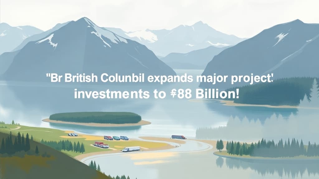 British Columbia Expands Major Project Investments to $88 Billion