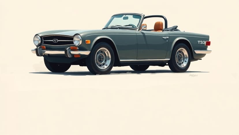 1973 Triumph TR6 with 5-Speed Manual Transmission for Sale