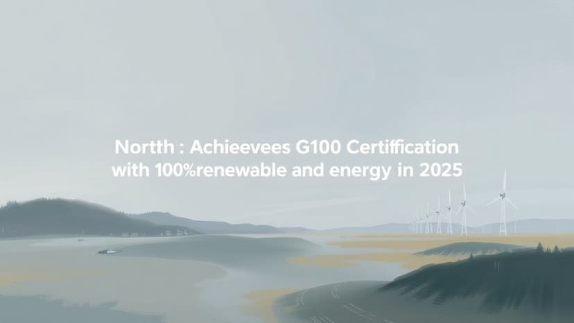 North Achieves G100 Certification with 100% Renewable Energy for 2025