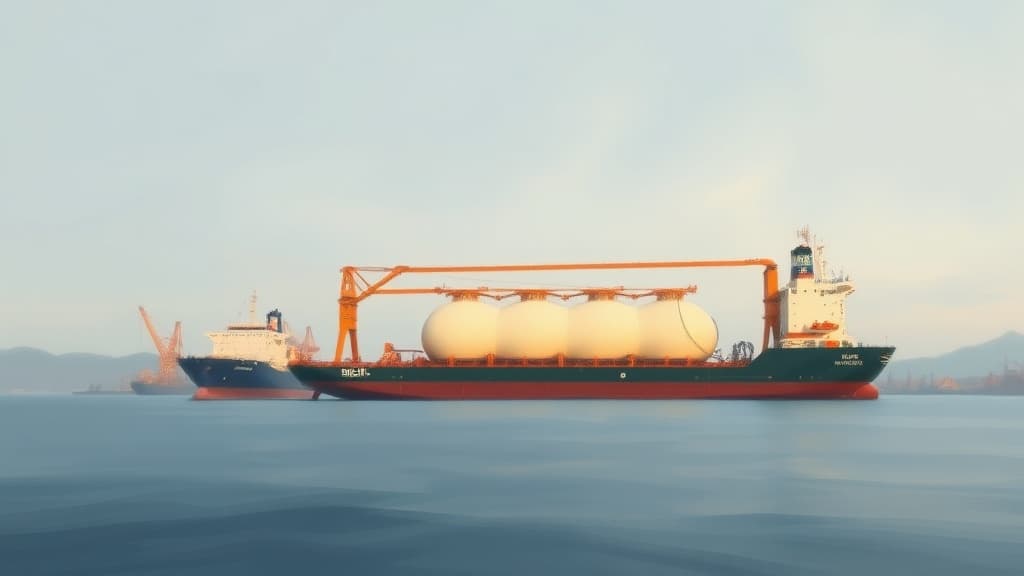 BigLift Shipping Delivers Cranes and Cryogenic Tanks to Italy