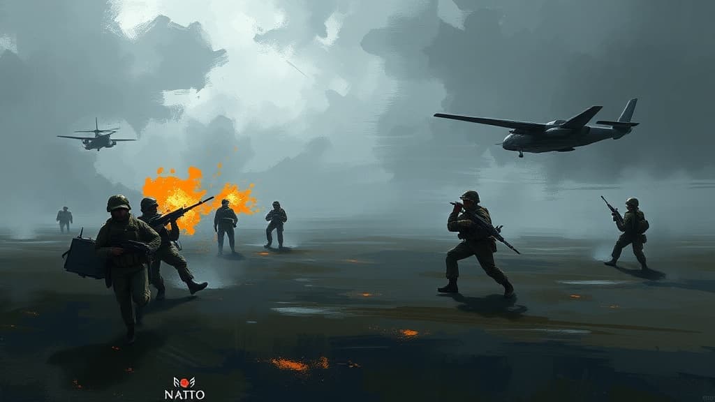 NATO and Latvian Forces Conduct Joint Military Exercises in Latvia