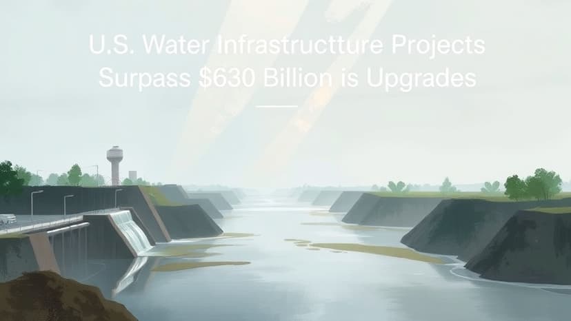 U.S. Water Infrastructure Projects Surpass $630 Billion in Upgrades