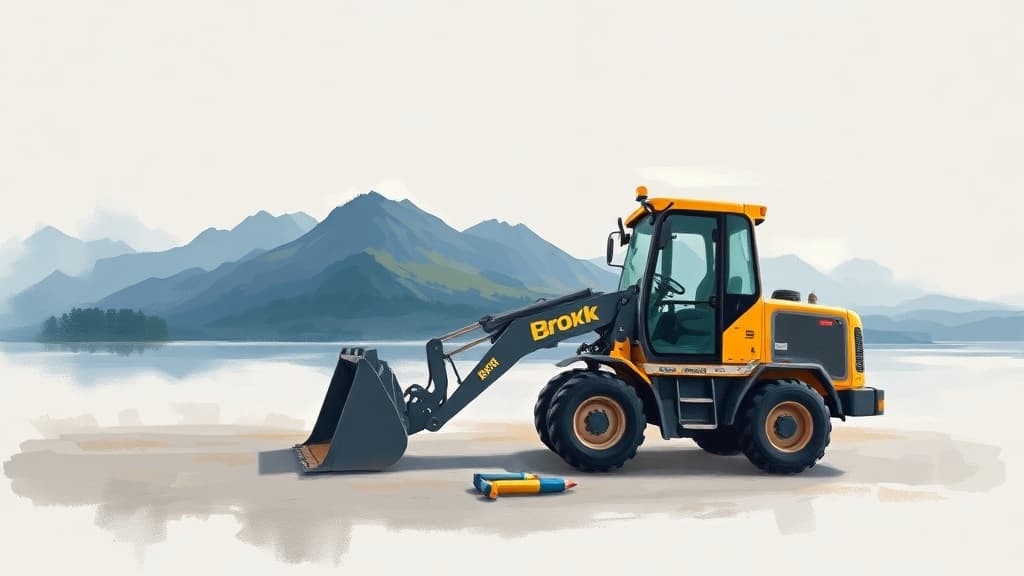 Brokk Launches EL500 Mini Loader and Focus Graphite Upgrades Lac Tetepisca Resources