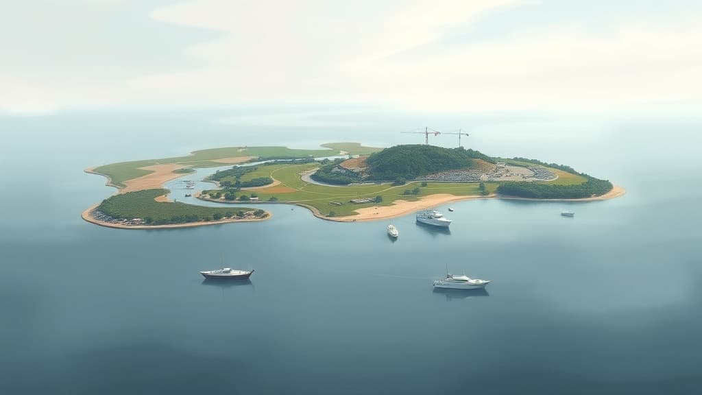 Denmark Constructs 275-Hectare Artificial Island for Climate Defense and Urban Growth