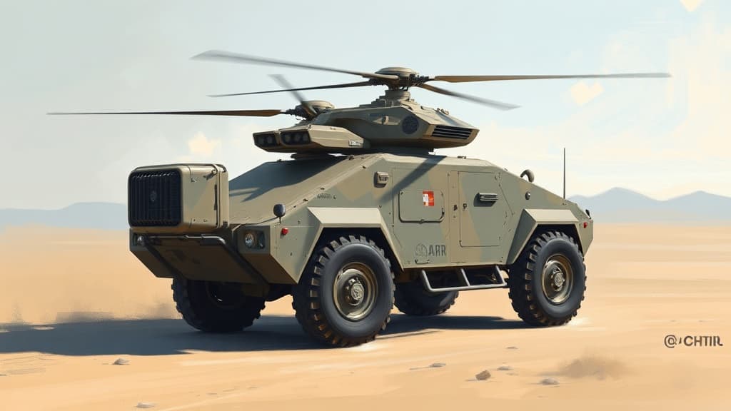 Parrot's ANAFI UKR Integrated into European Armored Vehicle Program