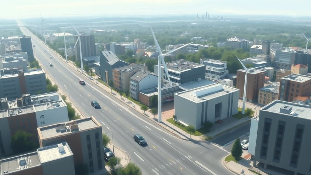 Vortex-Induced Triboelectric Nanogenerator Enhances Wind Energy Harvesting in Urban Settings