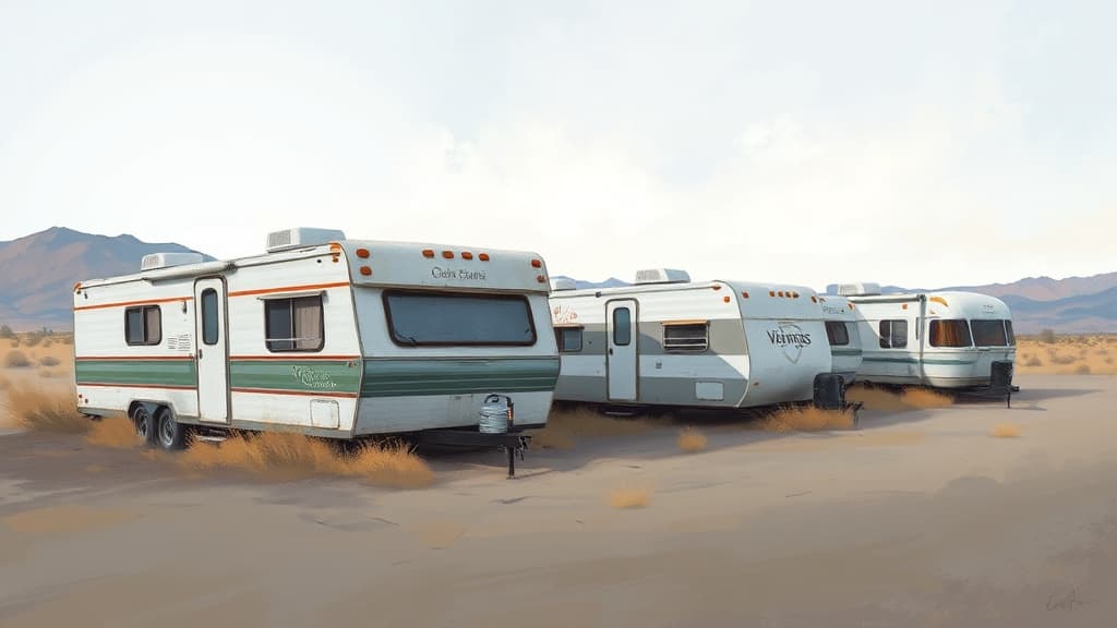 Abandoned Trailers Repurposed for Yuma Veterans Organization Post-Fire Recovery