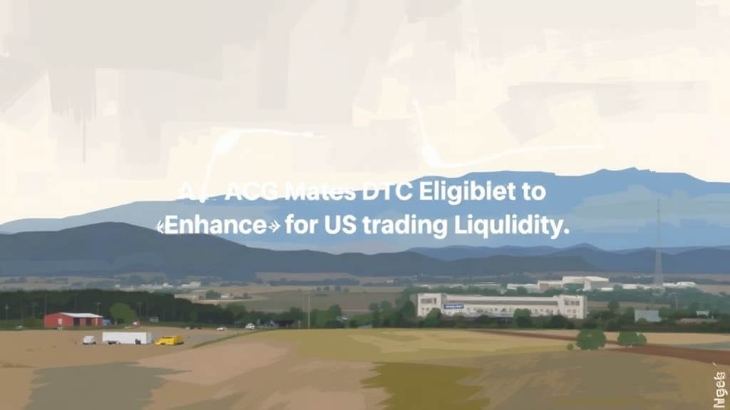 ACG Metals Secures DTC Eligibility to Enhance US Trading Liquidity