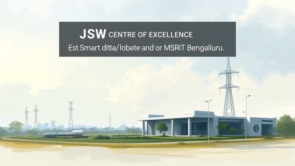 JSW Centre of Excellence in Smart Grid Established at MSRIT Bengaluru