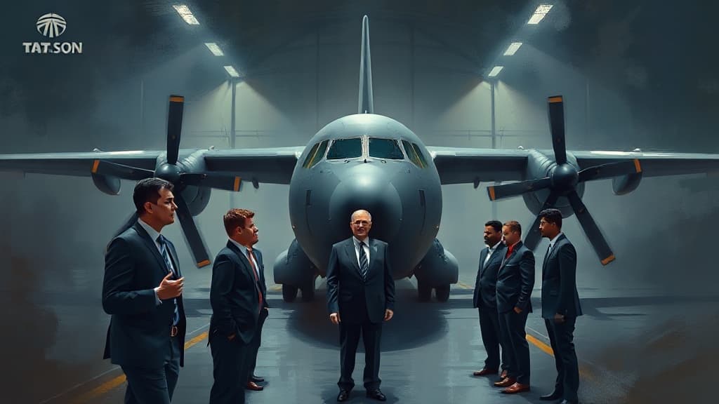 Tata Sons Chairman Inspects India's First Private Defence MRO for C-130J Aircraft