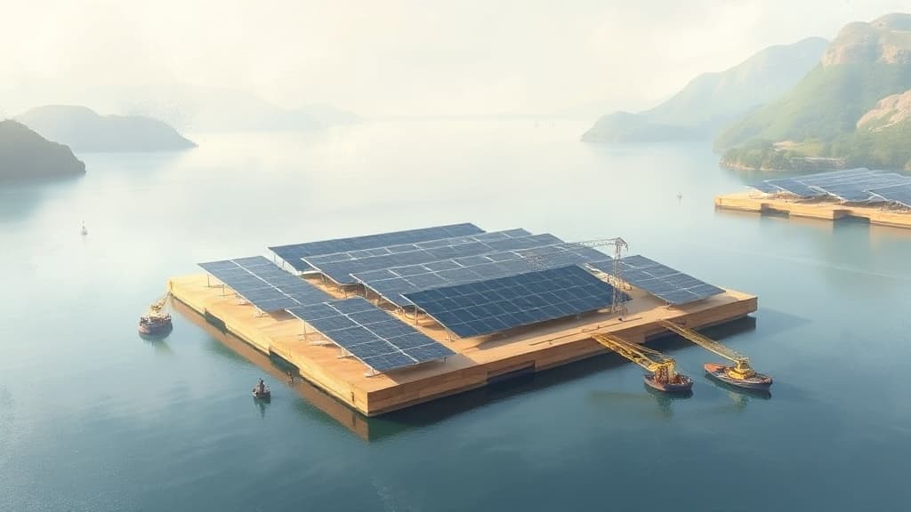 Nova and RSK Launch Floating Solar Farm at Cheshire Quarry