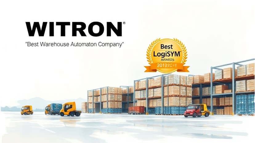 WITRON Wins 'Best Warehouse Automation Company' at LogiSYM Awards