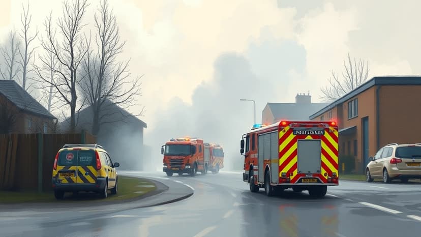 Fire Response Underway at Langar Industrial Estate in Nottinghamshire