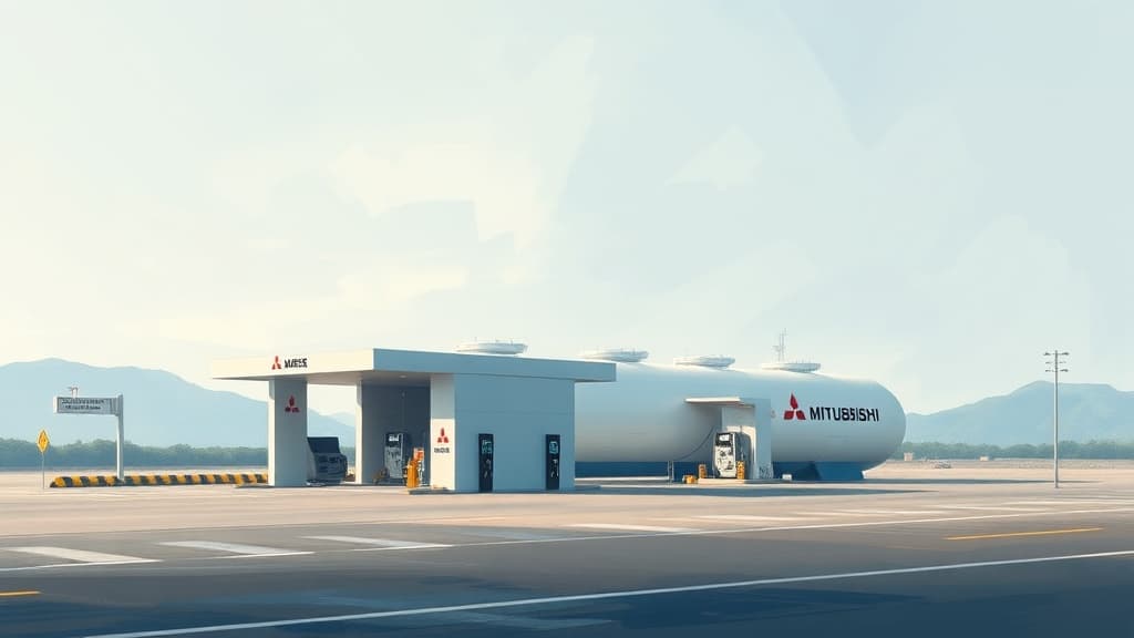 Mitsubishi and Air Water Launch Compact LNG Filling Station Project in Japan