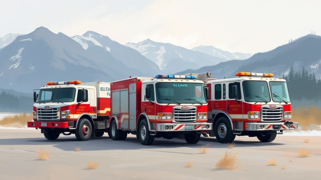 Kootenay Boundary Fire Rescue Expands Fleet with Three New Wildfire Trucks