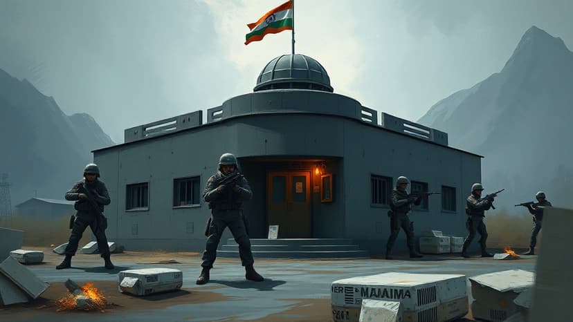 Indian Army Personnel Assault Police Station in Kishtwar, Jammu and Kashmir