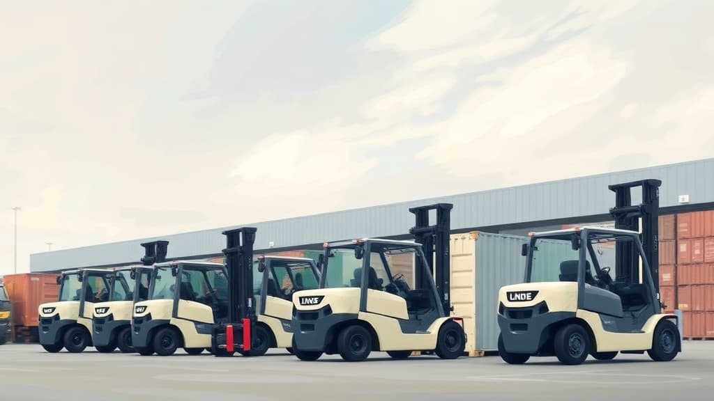 Knowles Logistics Electrifies 95% of Forklift Fleet with New Linde Trucks
