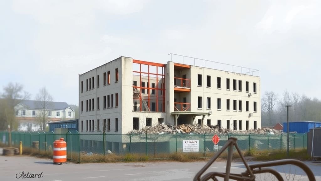 Collard Contracting Completes Office Demolition Project in Slough