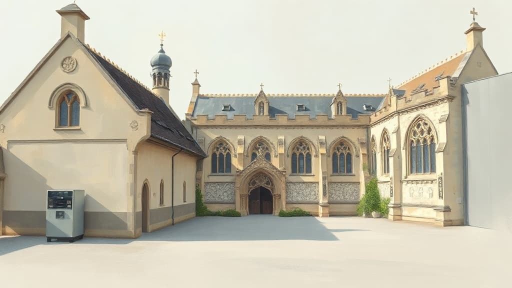 Installation of ECOMOD Heat Pump at Ely Cathedral's Almonry Kitchen