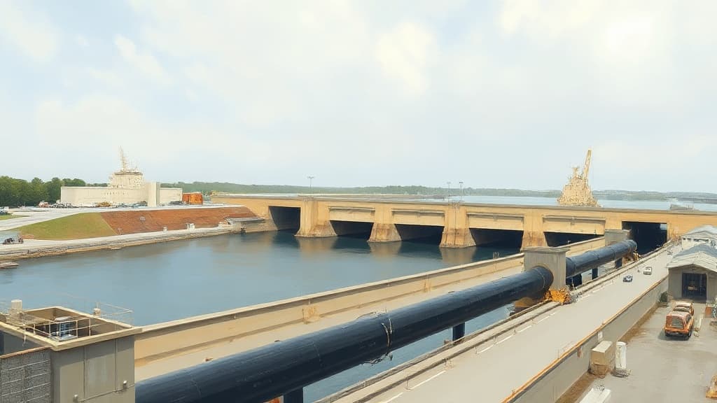 Completion of Dry Dock 8 Saltwater System Enhancements at Norfolk Naval Shipyard