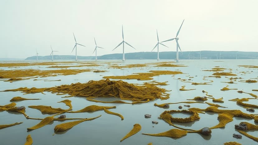 First Seaweed Harvest Conducted Between Offshore Wind Turbines in the Netherlands