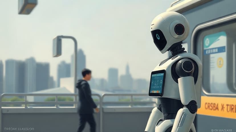 KDDI Trials Humanoid Robot for Osaka Metro Customer Service