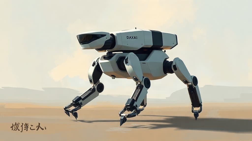 China's DaxAI Robotics Unveils Qiji Quadruped Robot Ahead of Japan's Kawasaki Corleo