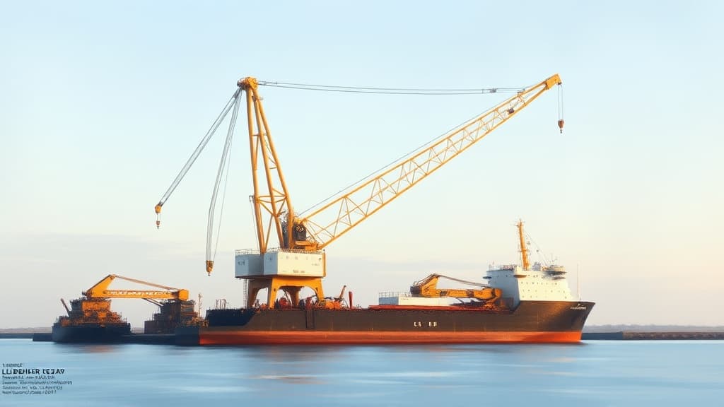 Liebherr Supplies Third LS-C 80 Crane for Seaway Dredger Project