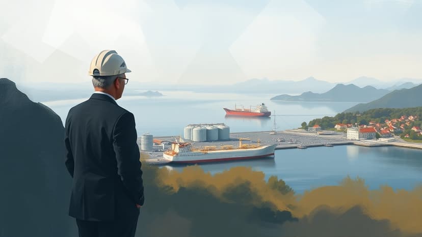 US Ambassador Visits LNG Terminal on Krk Island, Croatia