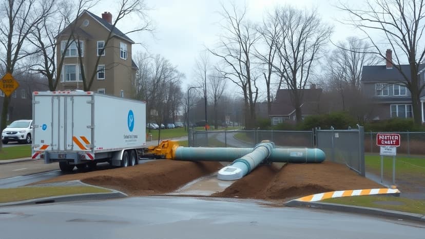 Temporary Bypass Installed for Sewer Line Repairs in Germantown, Maryland