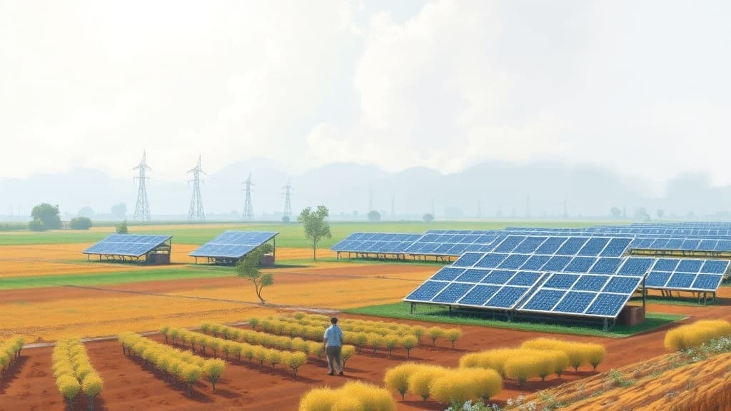 India Doubles PM-KUSUM Budget to Boost AgriPV for Solar Power and Farming Synergy