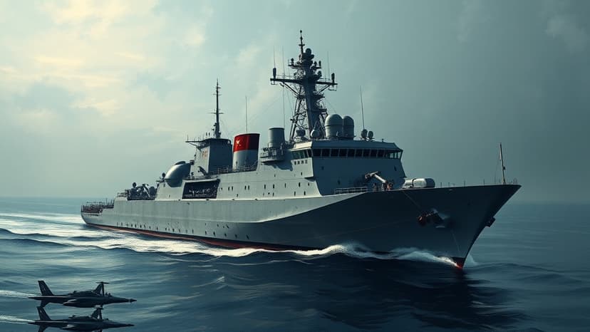 Chinese Warship Da Qing Joins Pakistan-China 'Sea Guardian IV' Maritime Drills in Karachi