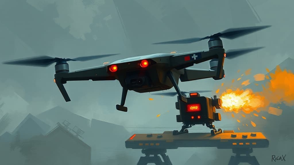 Russian Military Tests New Net-Firing Round for Anti-Drone Defense