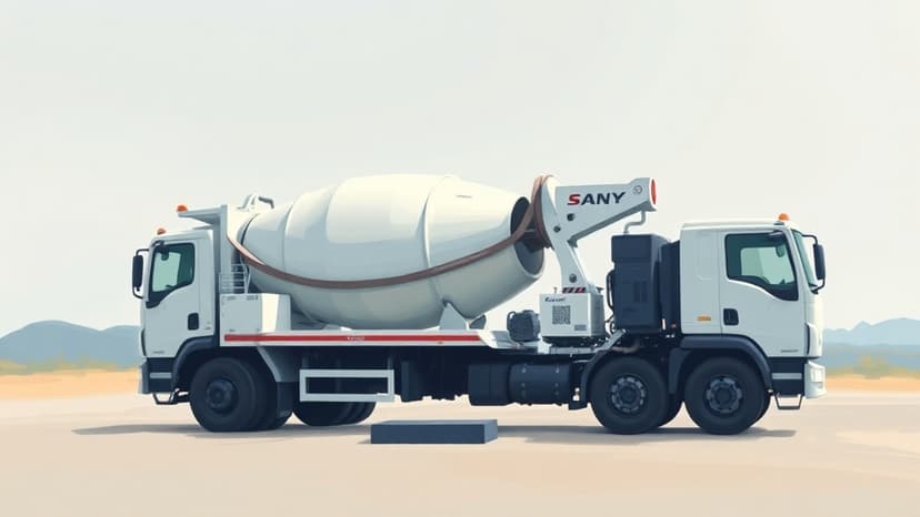 Sany Launches World's First Hybrid Concrete Pump Truck with Extended Range