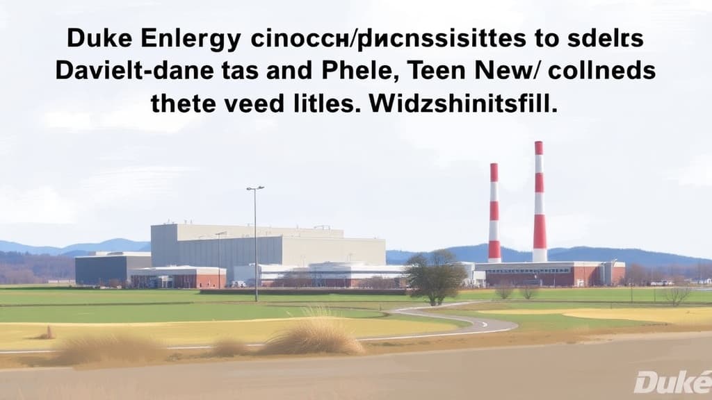 Duke Energy Considers Sites in Davidson and Davie Counties for Two New Natural Gas Plants