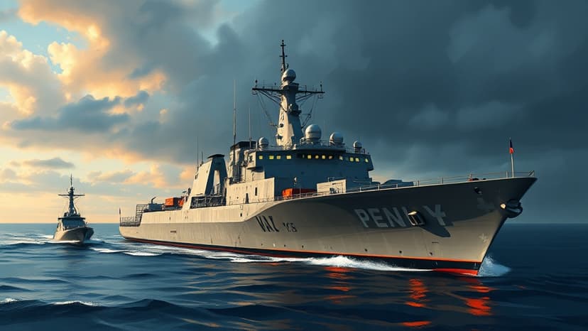 French Navy Frigate Amiral Ronarc'h Arrives in Cozumel for Logistical Visit