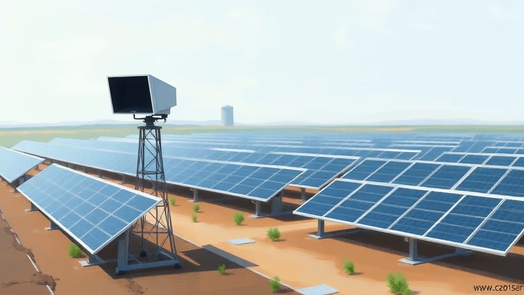 Fraunhofer IFF Advances AI Sensor System for Solar Plant Monitoring