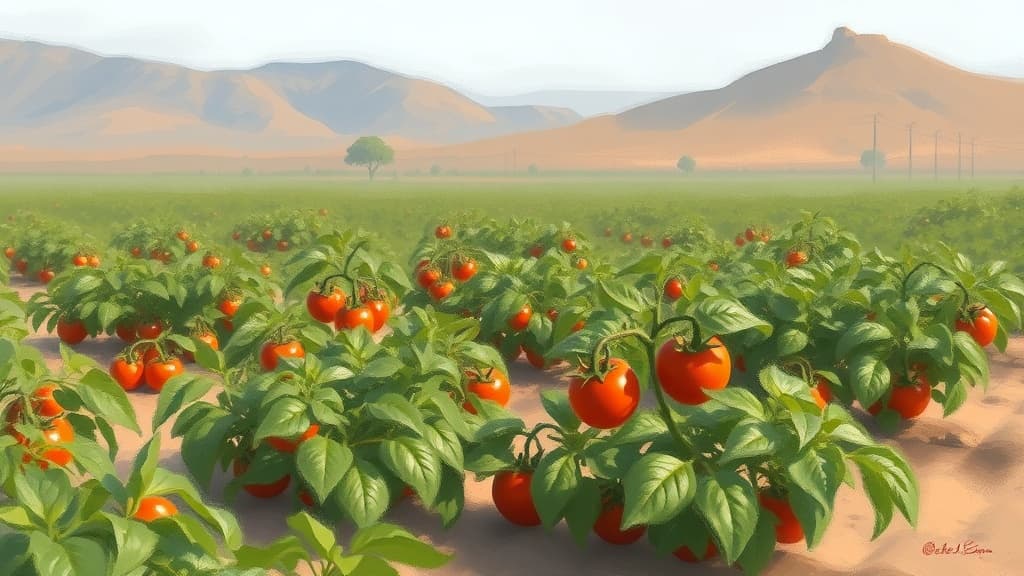 Morocco's Tomato Industry Thrives Amid Water Crisis