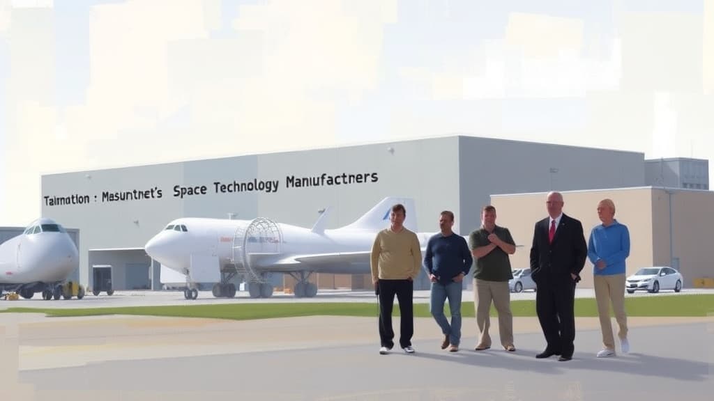 Massachusetts Officials Tour Taunton's Space Technology Manufacturers