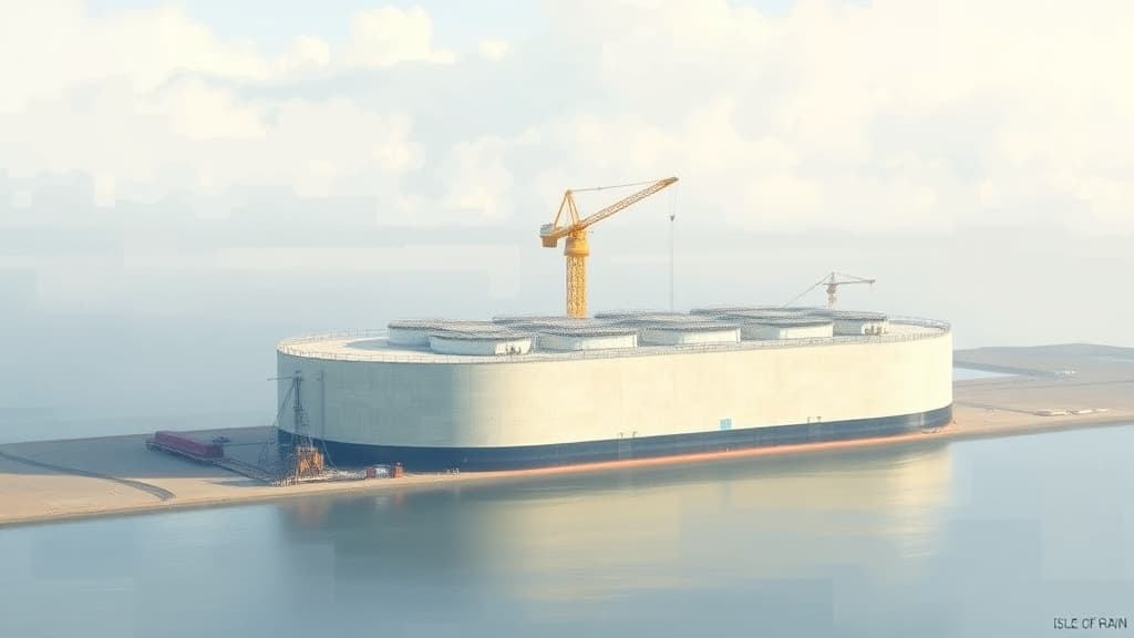 Isle of Grain LNG Tank 2 Construction Underway to Boost UK Energy Capacity