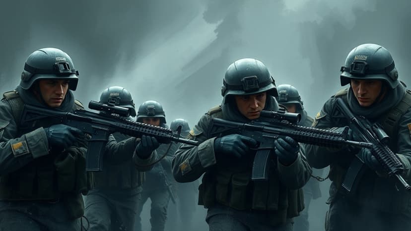 Ukrainian Infantryman Captures Russian Soldiers During Combat Operation