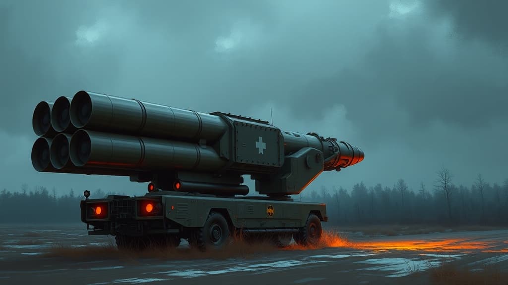 Russian FrankenSAM Launcher Emerges Near Ukraine Border